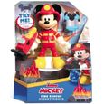 DISNEY - Figurine Pompier Mickey 15 cm, articulée, Jouet pour enfants dès 3 ans, MCC20-1