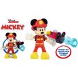 DISNEY - Figurine Pompier Mickey 15 cm, articulée, Jouet pour enfants dès 3 ans, MCC20-2