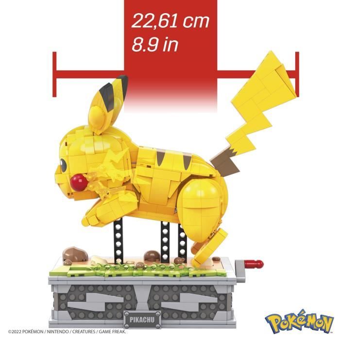 Mega Construx - Pokémon Pikachu Géant - Briques de construction - Dès 8 ans  - Jeux de construction