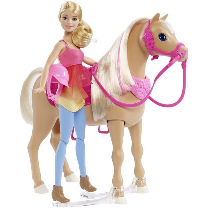Barbie à store cheval
