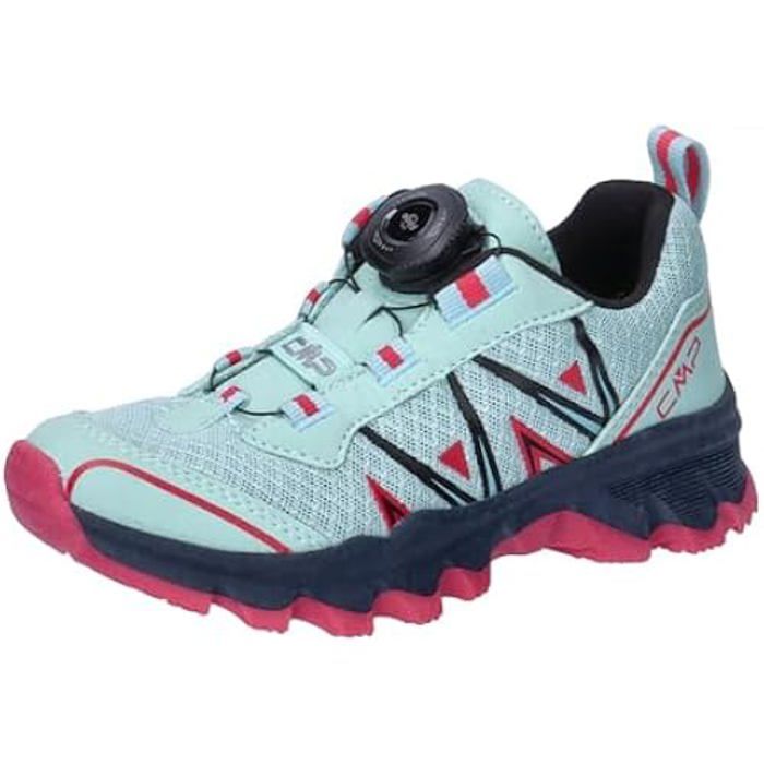 Chaussures de randonnée - CMP - AKSA FITGO - Enfant - Jade Hibiscus - Système de laçage rapide
