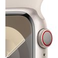 Apple Watch Series 9 GPS - 41mm - Boîtier Starlight Aluminium - Bracelet Starlight Sport Band - S/M-2
