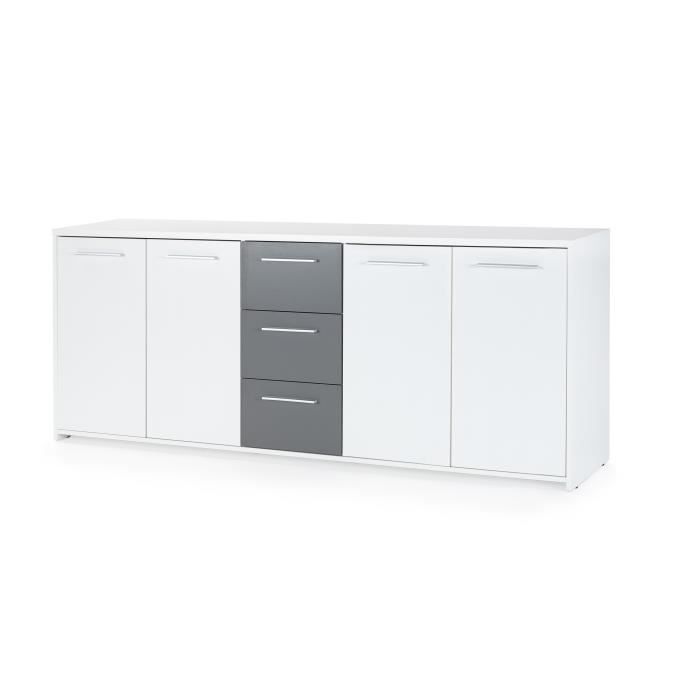 Zhi Jin 4/ pcs moderne Cabinet Poign/ées Armoire Poign/ée de tiroir meubles D/écoration Noir 96/ mm LS82
