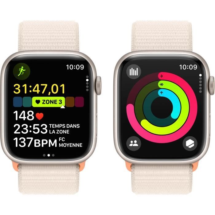 Acheter Apple Watch Series 9 GPS - Boîtier 45 mm en aluminium