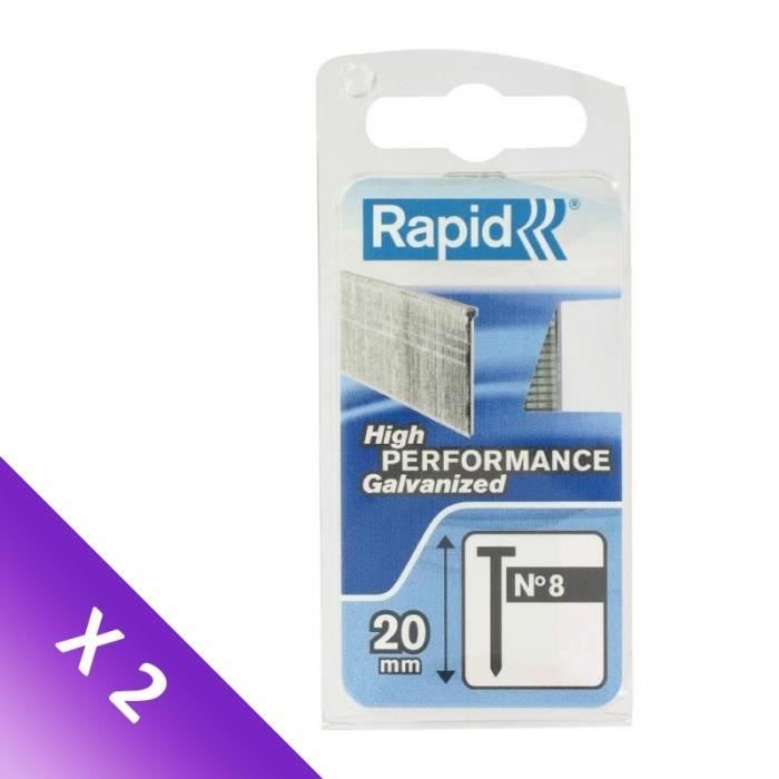 Clous galvanisés RAPID N°820 mm Fil fin Idéal pour la finition - vue 2