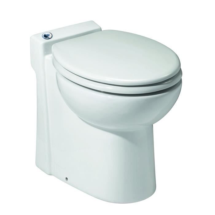 WC broyeur intégré SFA Sanicompact 54 - double chasse - fabriqué en France  - Cdiscount Bricolage