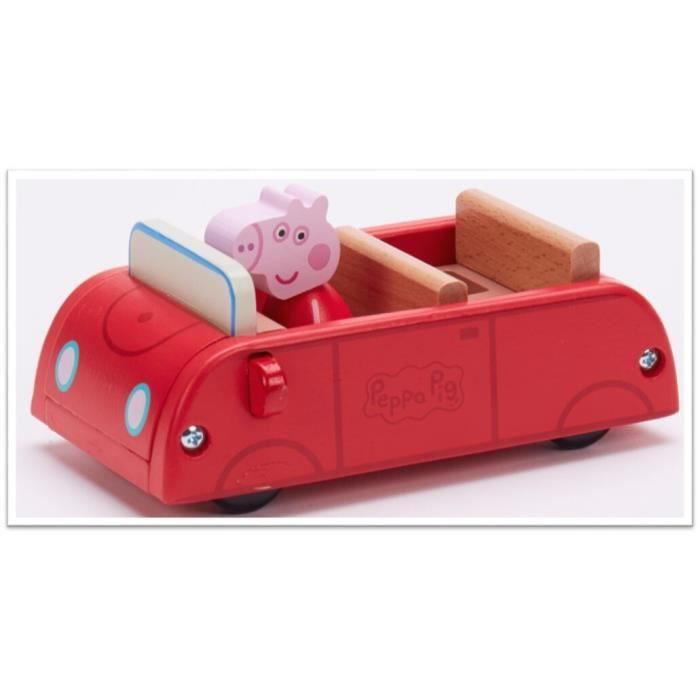 Nouveau Peppa Pig Peppa's Family voiture rouge avec figurine Peppa 