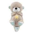 FISHER PRICE Fisher-Price - Ma Loutre Câlins Bonne Nuit - Peluche Veilleuse Bébé Musicale et Lumineuse - Jouet d'Eveil - Dès la naissance FXC66