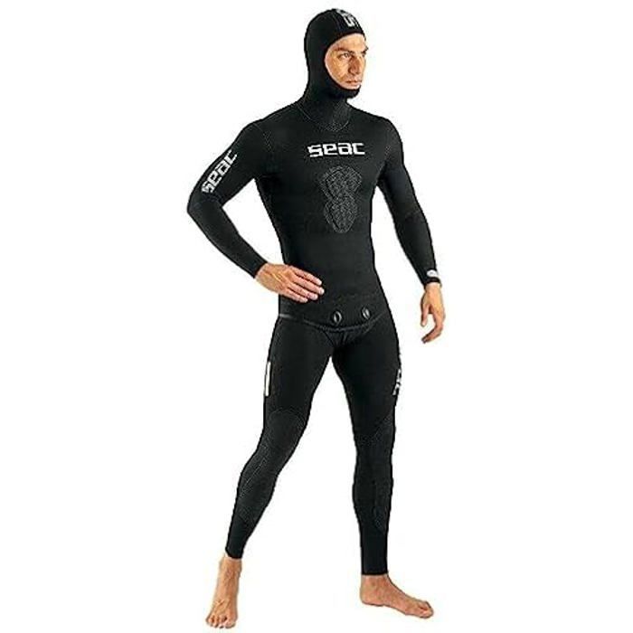 Combinaison de pêche - SEAC - Black Shark - Néoprène 5 mm - Imperméable - Deux pièces