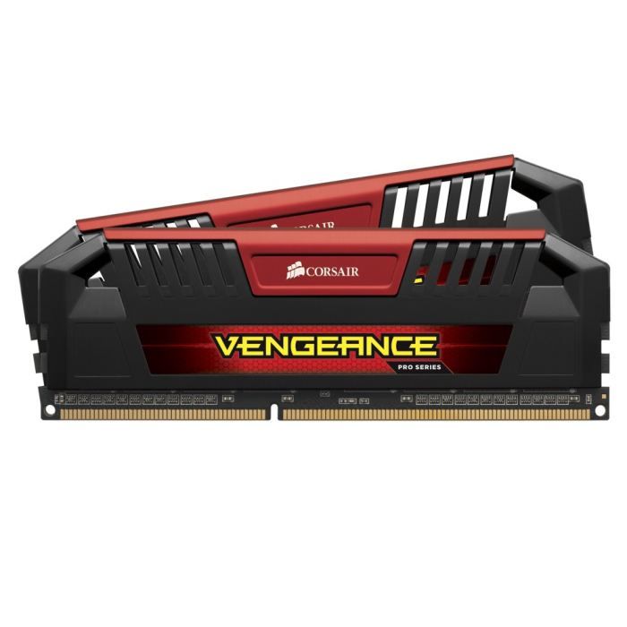 Top achat Memoire PC Corsair 8Go DDR3 1600MHz C9 Vengeance Red pas cher