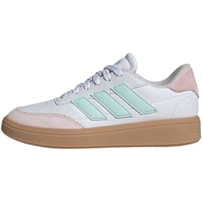 Adidas Chaussure Courtblock - ADIDAS - Enfant - Cuir - Semelle en caoutchouc - Confortable et moderne