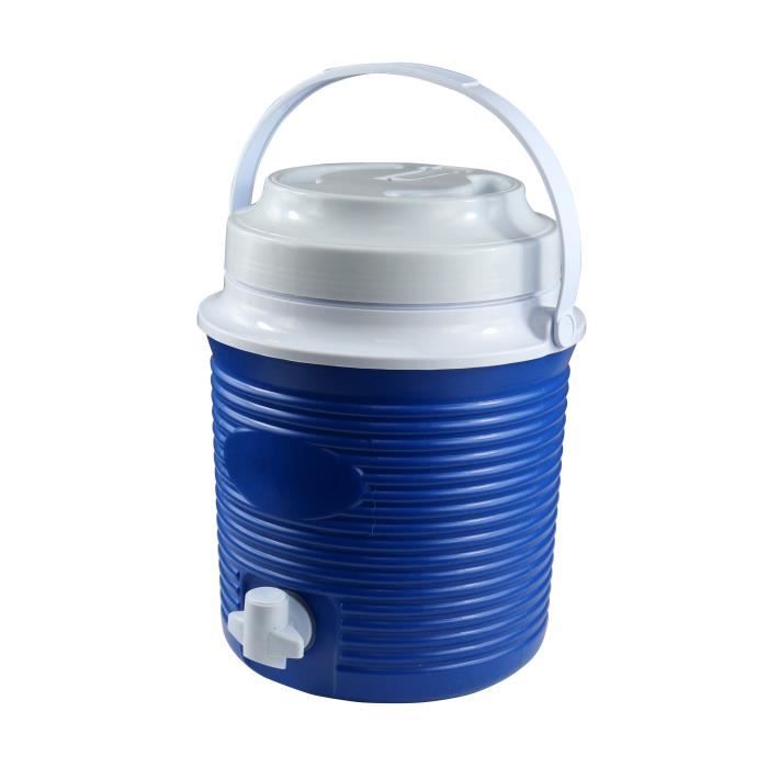 CAO CAMPING Bidon isotherme 5,8 L - Bleu et blanc