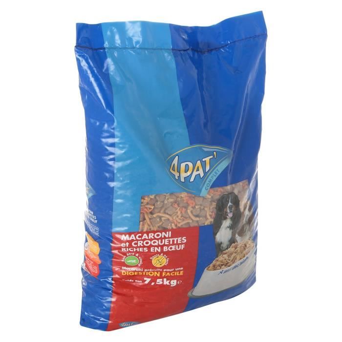 4PAT Macaroni et croquettes riches en bœuf - Pour