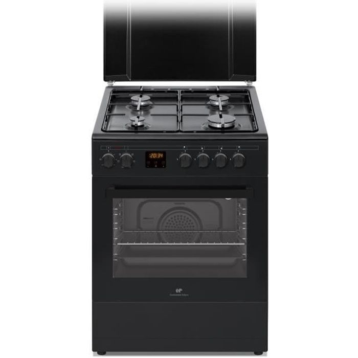 Cuisinière gaz CONTINENTAL EDISON CECG60FCB1 - 4 feux - L59,8 x