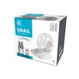 SNAIL Distributeur d'eau avec filtre - 2800 ml - Blanc, Gris et Transparent-0