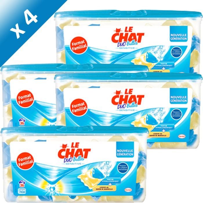 Le Chat Duo Bulles Sensitive 36 Capsules X4 Achat Vente Lessive Pcb4 Le Chat Duo Sens 36c Cdiscount Le Chat Duo Bulles Sensitive 36 Capsules X4 Achat Vente Lessive Pcb4 Le Chat Duo Sens 36c Cdiscount