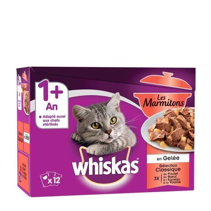 Whiskas Les Marmitons Sachets Fraicheur En Gelee 4 Varietes Pour Chat 48 X 85 G Achat Vente Boites Patees Pcb4 Sachets Fraicheur 12x85g Cdiscount Whiskas Les Marmitons Sachets Fraicheur En Gelee 4 Varietes Pour Chat 48 X 85 G Achat Vente Boites Patees Pcb4 Sachets Fraicheur 12x85g Cdiscount