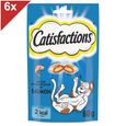 CATISFACTIONS Friandises au saumon pour chat et chaton 6x60g-0