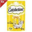 CATISFACTIONS Friandises au fromage pour chat et chaton 6x60g-0