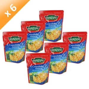 PENNE TORTI & AUTRES PANZANI Express Coquillettes Natures 200g  (x6)
