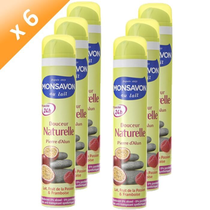 Monsavon Deodorant Für Damen – 200 Ml, Mit Baumwollblüte & Milch, 48h Schutz
