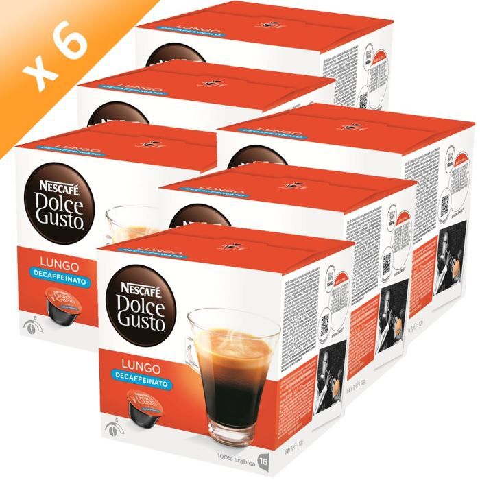 Nescafé Lungo - 16 Capsules pour Dolce Gusto à 4,69 €