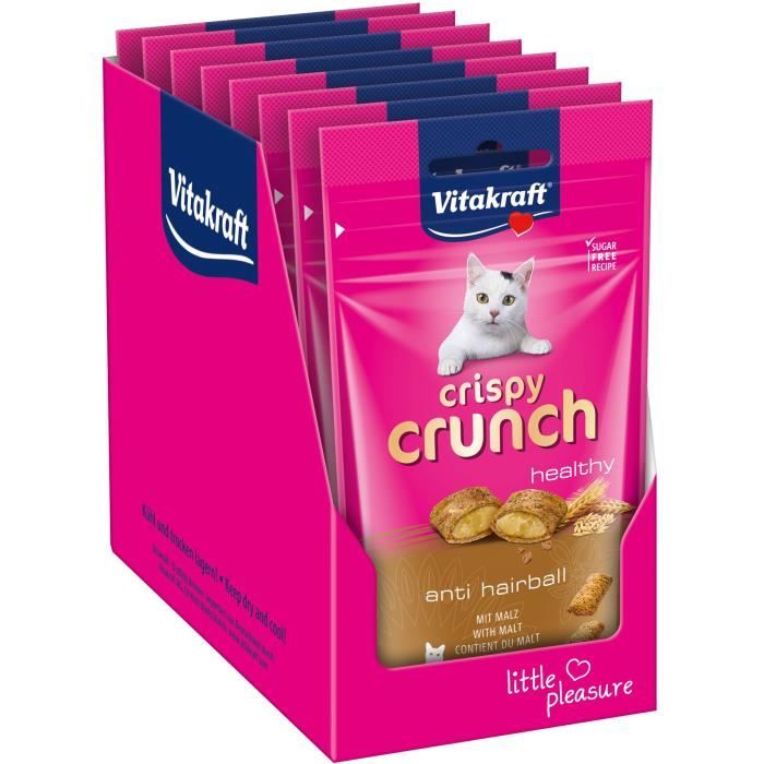 Comparer les prix de VITAKRAFT Crispy Crunch Dental Friandise pour chat au Malt - Lot de 8x60g