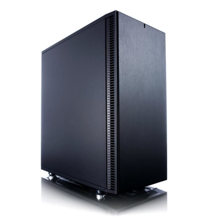 FRACTAL DESIGN BOITIER PC Define C - Moyen Tour - Noir - Format ATX (FD-CA-DEF-C-BK)