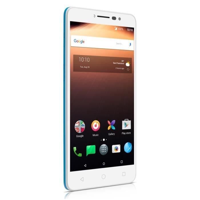 Vente T&eacute;l&eacute;phone portable Alcatel A3 XL Blanc Bleu pas cher