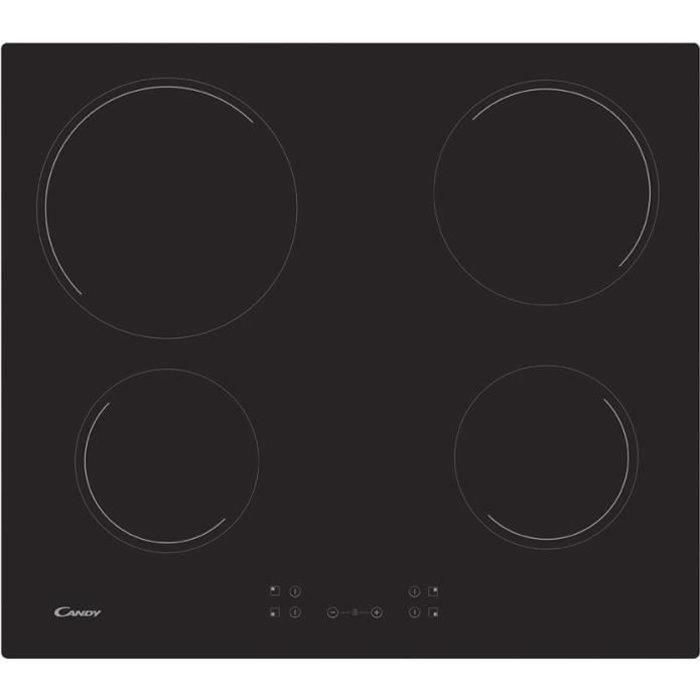 Candy Ch64ccb Plaque De Cuisson Vitroceramique 4 Zones 6500 W