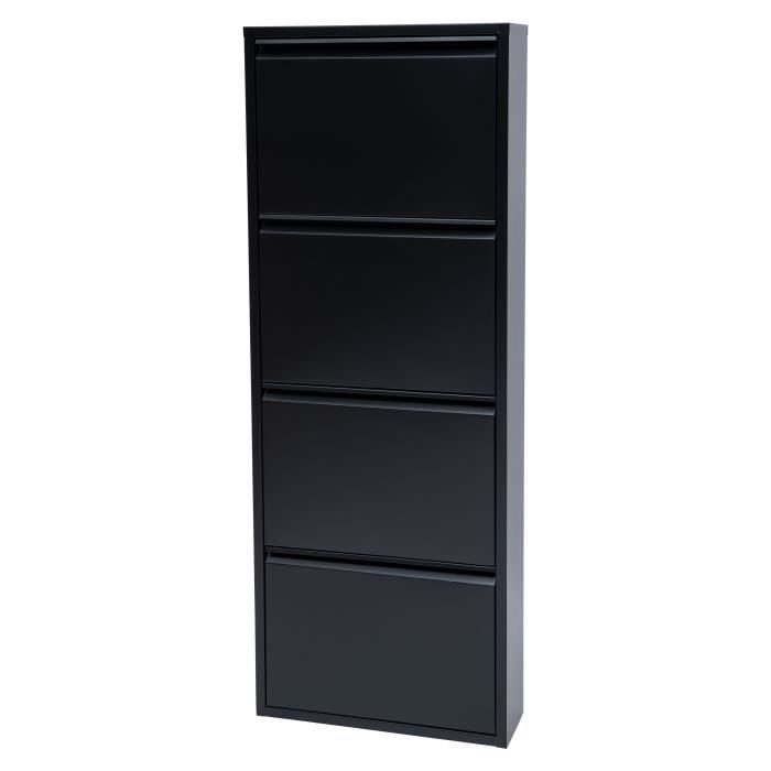 /Étag/ère /à chaussures sur 4 niveaux le couloir porte-chaussures en m/étal pour le salon lentr/ée le vestiaire