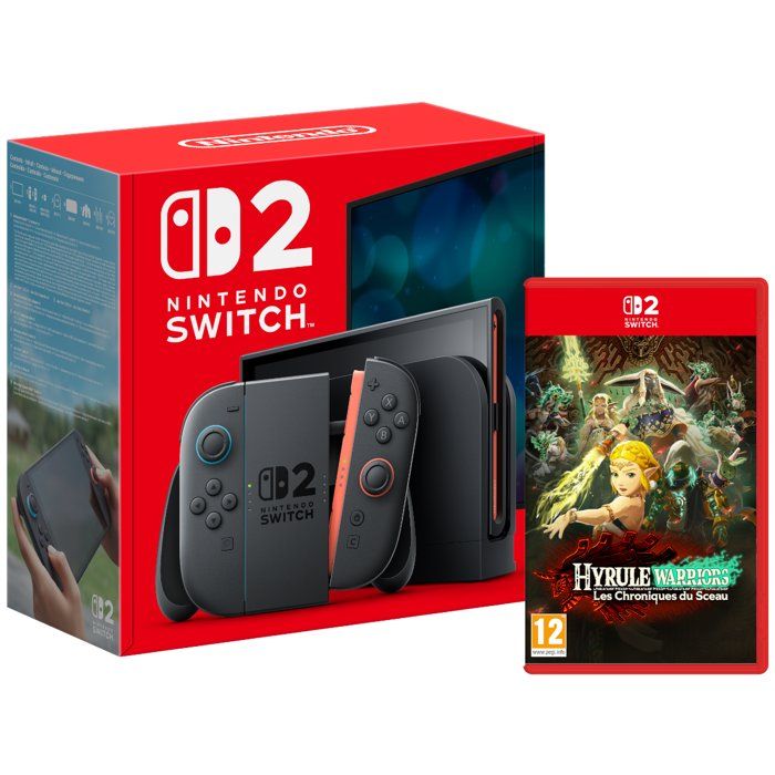 Pack Nintendo : Console Nintendo Switch 2 + Hyrule Warriors: Les Chroniques du Sceau