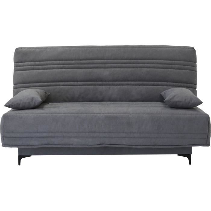 Banquette clic clac 3 places Tissu moyen L199 x P96 x H103 cm KRISTEN Style contemporain