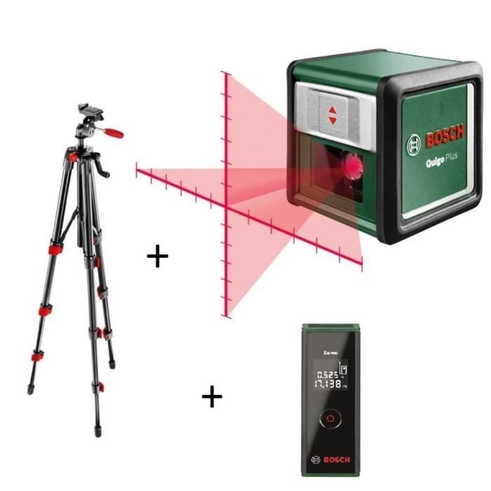 Bosch Pack Outils De Mesure Laser Lignes En Croix Quigo Avec