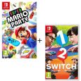 Pack  2 jeux Switch : Super Mario Party + 1-2-Switch-0