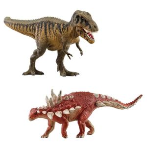 FIGURINE - PERSONNAGE Figurines Dinosaurs Tarbosaure + Gastonia