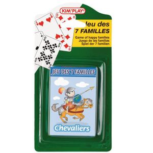 CARTES DE JEU Jeu de 7 familles - KIM PLAY - Chevaliers - Pour E