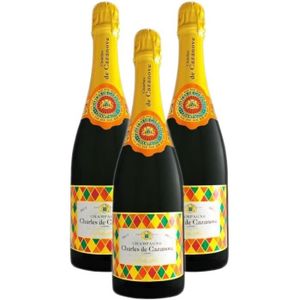 CHAMPAGNE 2 + 1 offertes - Champagne Charles de Cazanove Cazanova Arlequin Brut - 75 cl