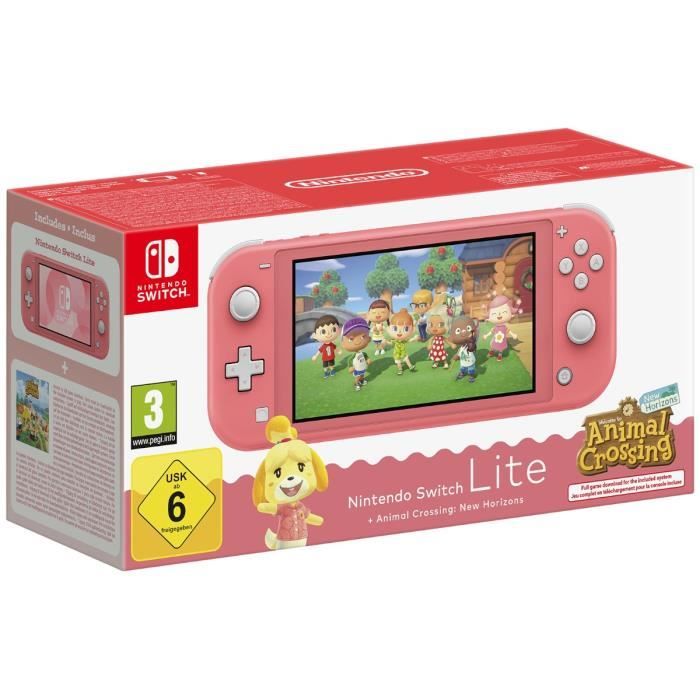 Console Switch Lite Animal Crossing New Horizons NINTENDO - vue 3