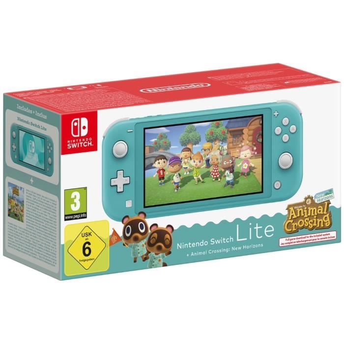 Console Switch Lite Animal Crossing New Horizons NINTENDO - vue 4