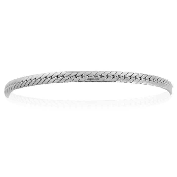 Bracelet en or Jaune 18K Et Caoutchouc', Plaque