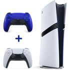 SONY COMPUTER ENTERTAINMENT Pack PS5 Pro : Console PlayStation 5 Pro + Manette sans fil DualSense™ - Cobalt Blue I PS5 et PC