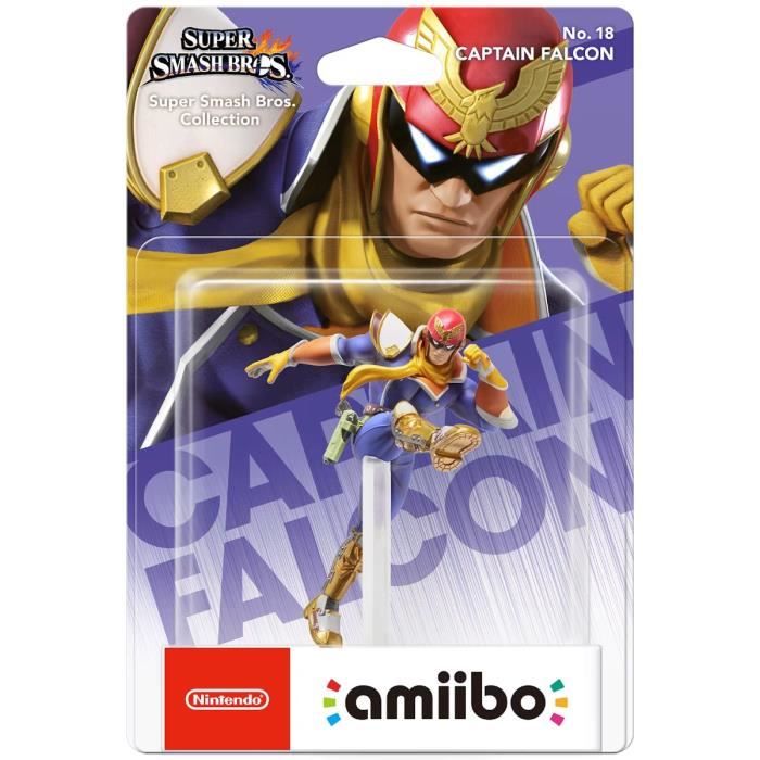 Figurine Amiibo N°18 Super Smash Bros Captain Falcon - vue 2