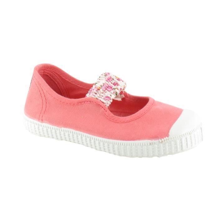 CHIPIE SHOES Ballerines Cancan Ch Orange corail Enfant Fille