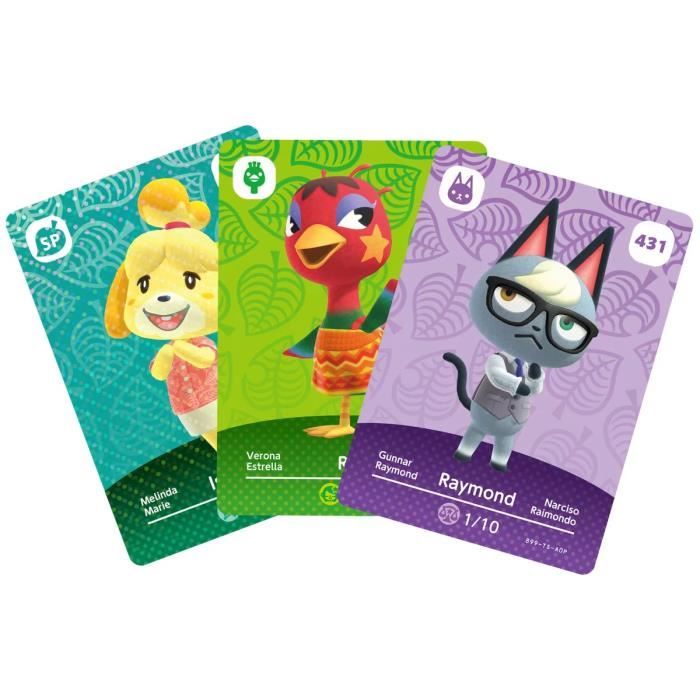 Carte Amiibo Animal Crossing Serie 4 pas cher - Meilleures ofes sur le neuf et l'occasion