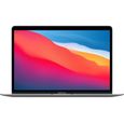Apple - 13,3" MacBook Air (2020) - Puce Apple M1 - RAM 16Go - Stockage 256Go - Gris Sidéral - AZERTY-0