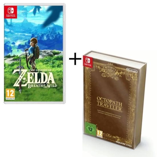 The Legend of Zelda : Breath of the Wild + Octopath Traveler Edition Trésors du voyageur