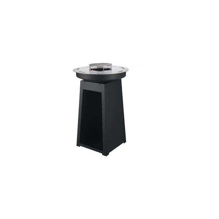 Barbecue Little Balance Baroudeur Brasero Plaque de cuisson acier inoxydable Ø 60 cm - vue 3