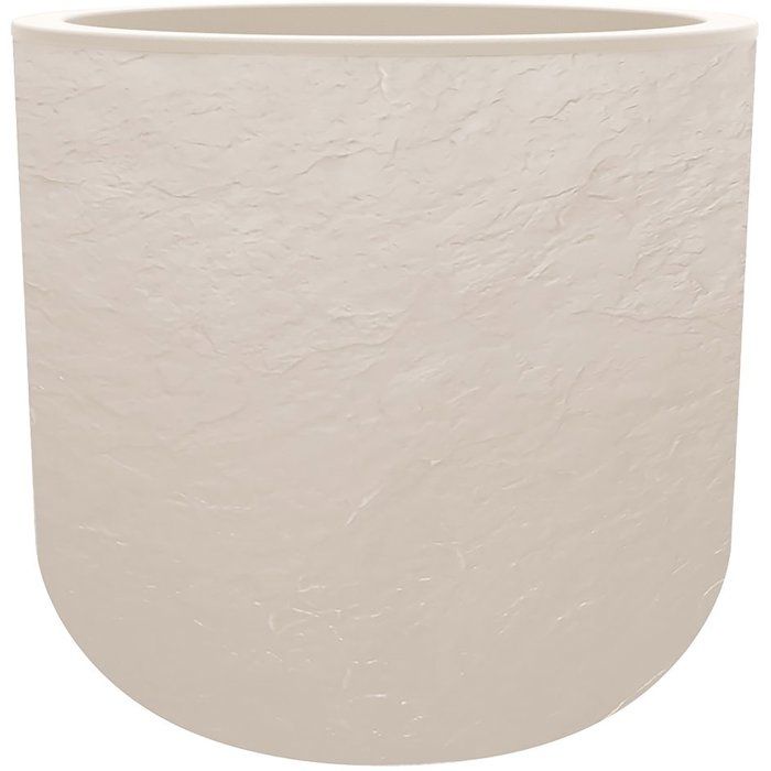 Pot de fleurs Rond 50 cm EDA Volcania Up 67 IntérieurExtérieur Décor Pierre Ø 485 x H 462 cm Calcaire - vue 3