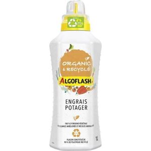 ENGRAIS Engrais liquide potager - ALGOFLASH NATURASOL NATURASOL - Organic et Recyclé - 1L